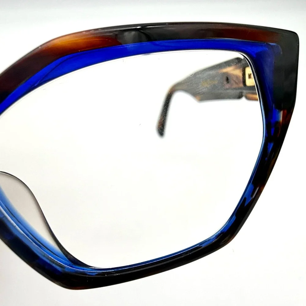 Etnia Barcelona Mambo Rx 3 Eyeglass Frames 55-15 Havana Blue Tortoise